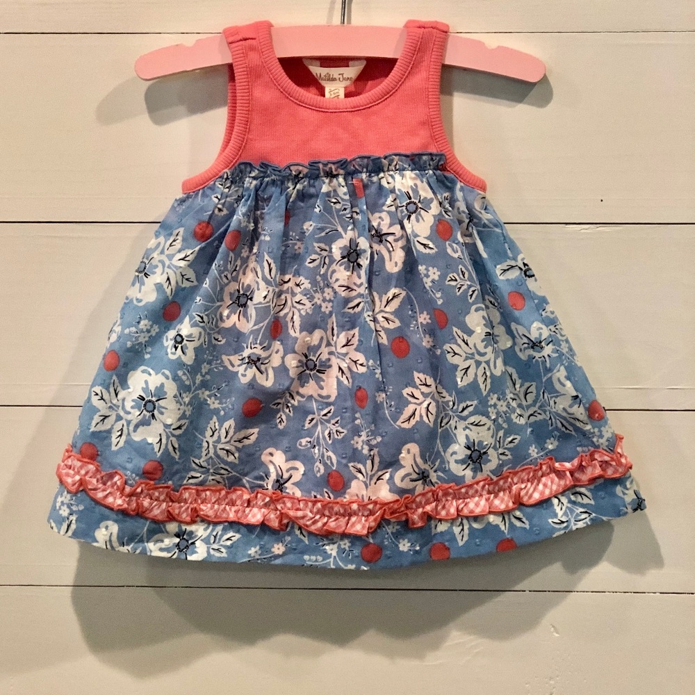 Matilda Jane bubble/ dress w/ built in onesie NWOT